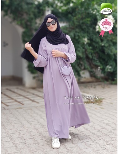 طقم أيلين (فستان + وشاح)